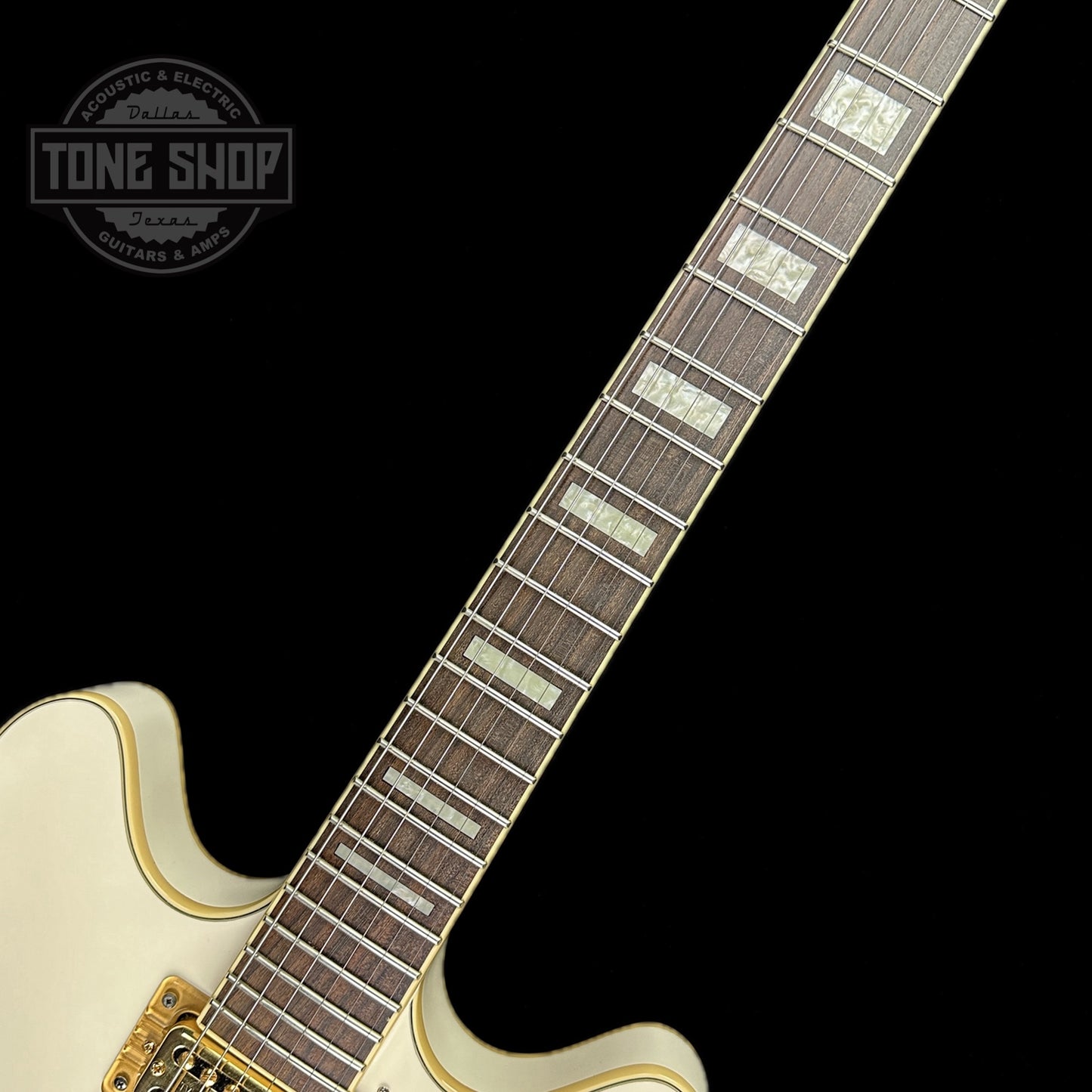 Fretboard of Used Guild SF-V White.