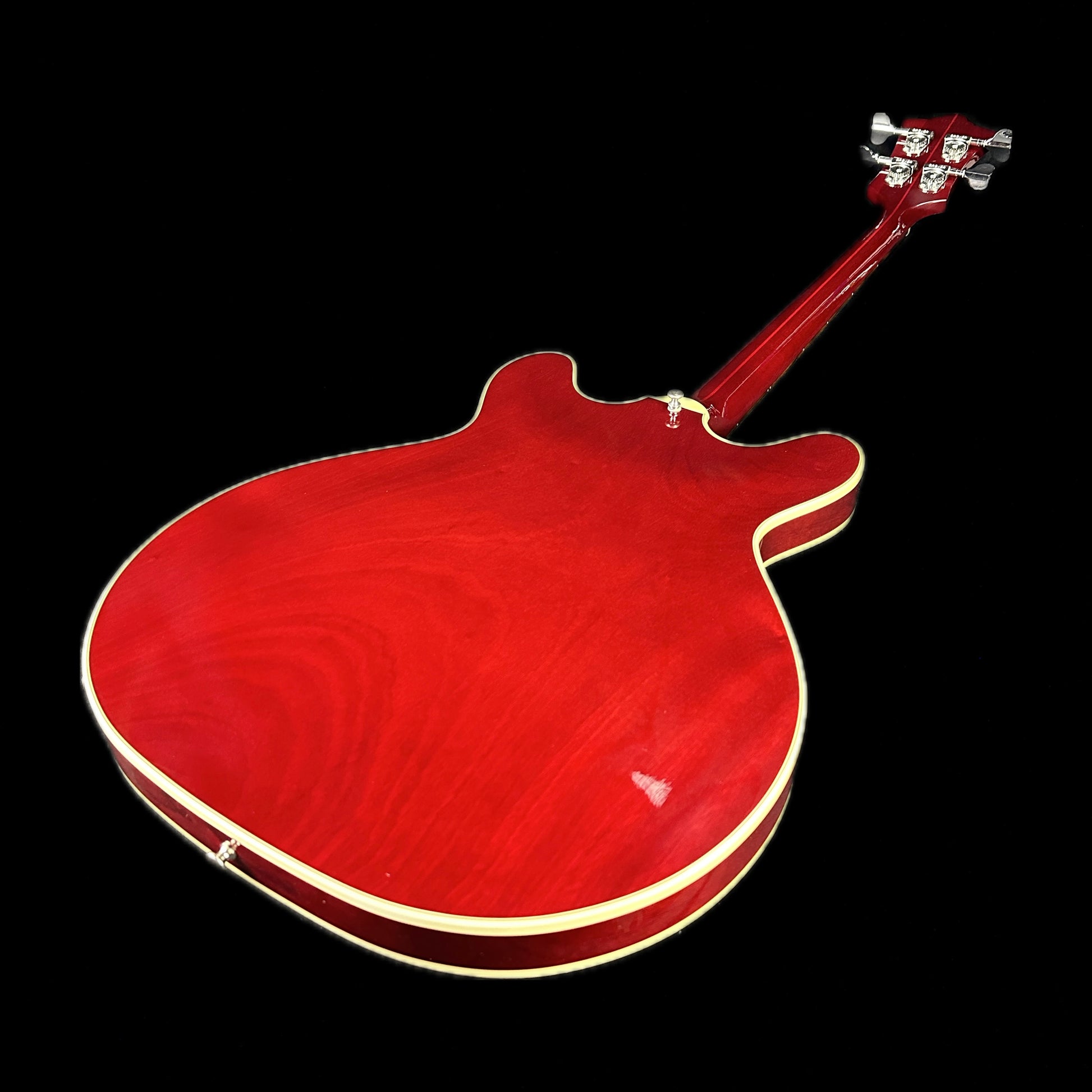 Back angle of Used Guild Starfire II Cherry.