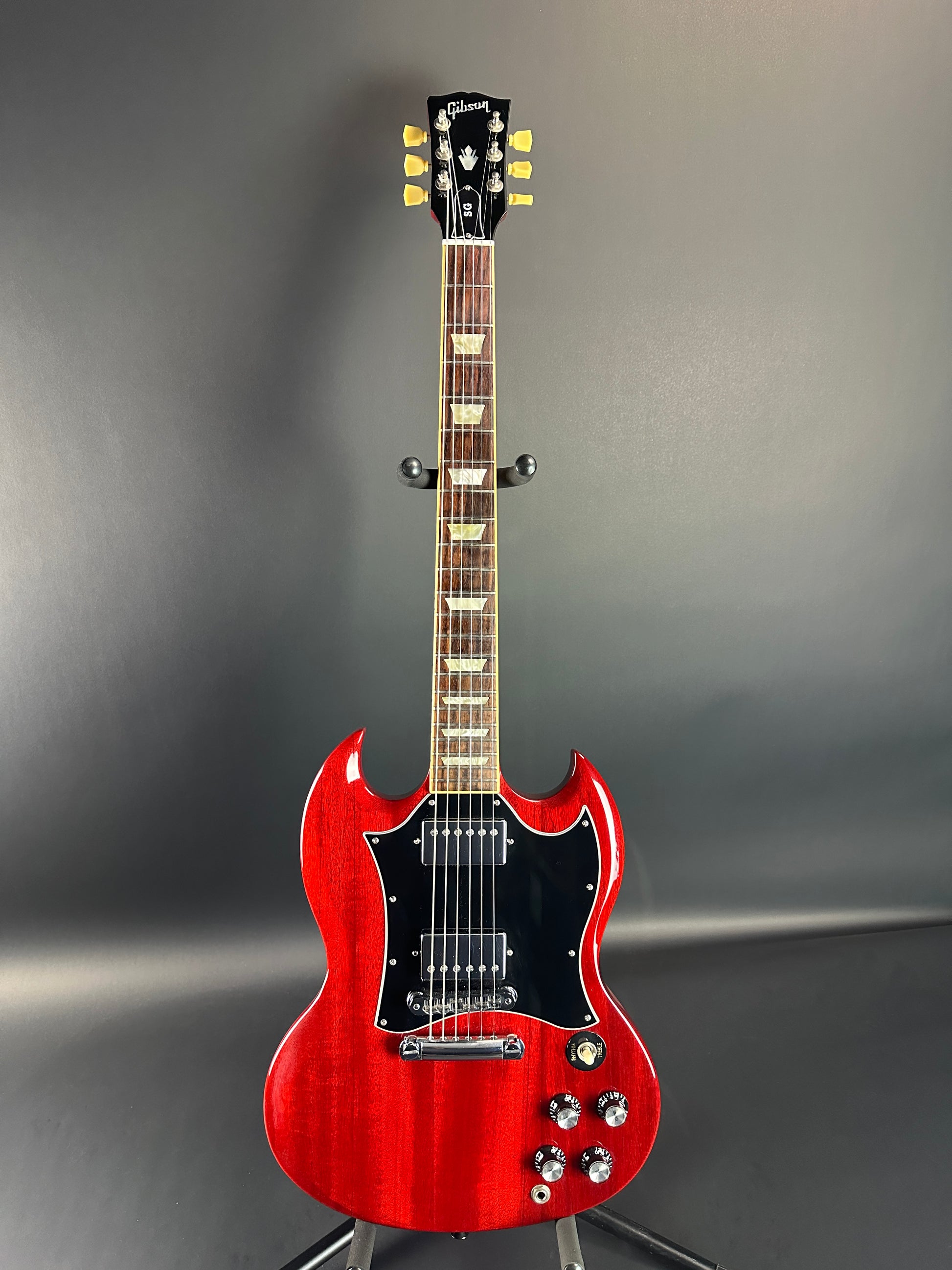 Full front of Used 2009 Gibson SG Standard Cherry.