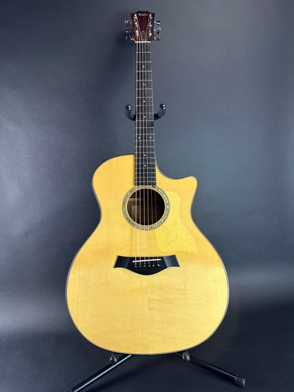 Full front of Used Taylor 514ce Natural.