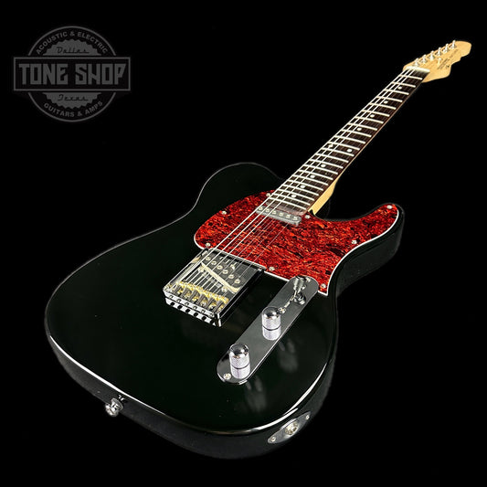 Front angle of Used G&L Tribute ASAT Classic Black.