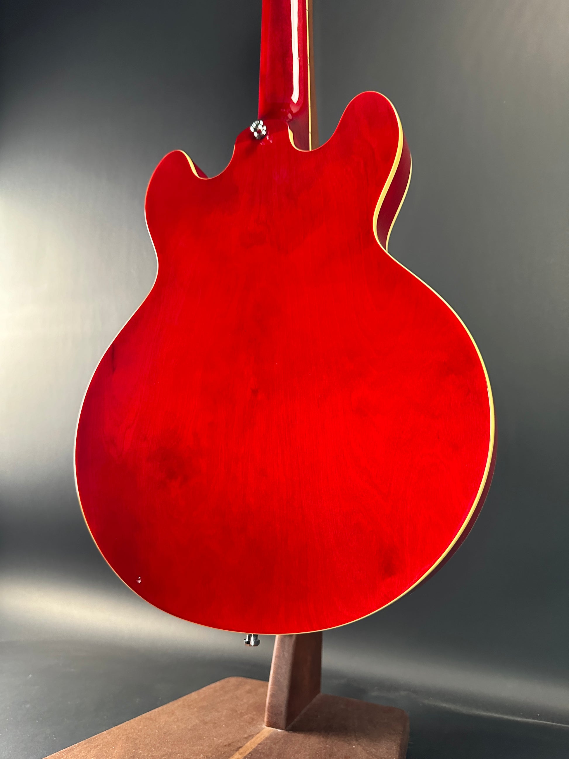 Back angle of Used Epiphone ES-339 Cherry.