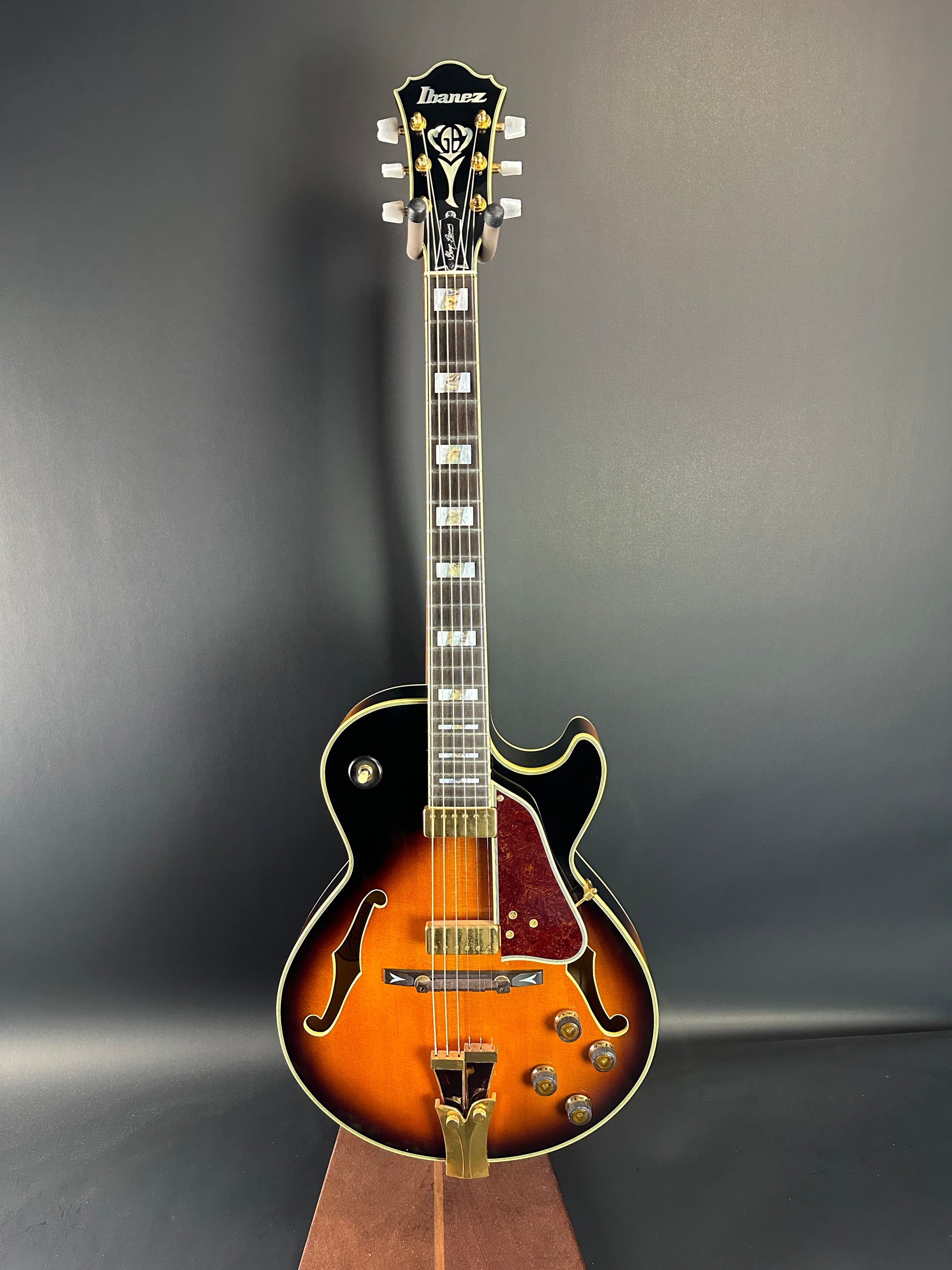 Full front of Used Ibanez GB10 George Benson.