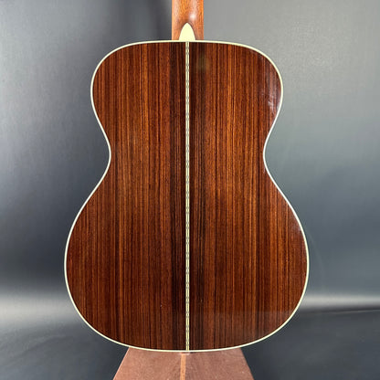 Back of Used Martin OM-28 Natural.