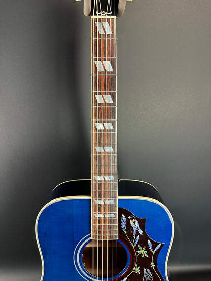 Fretboard of Used Gibson Bluebird Miranda Lambert Signature.