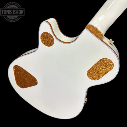 Back angle of Used Gretsch G6134T-58 Vintage Select Edition 58 Penguin Vintage White.