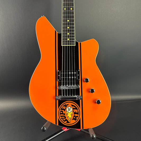 Front of Used Reverend Super Rev 69 Orange.