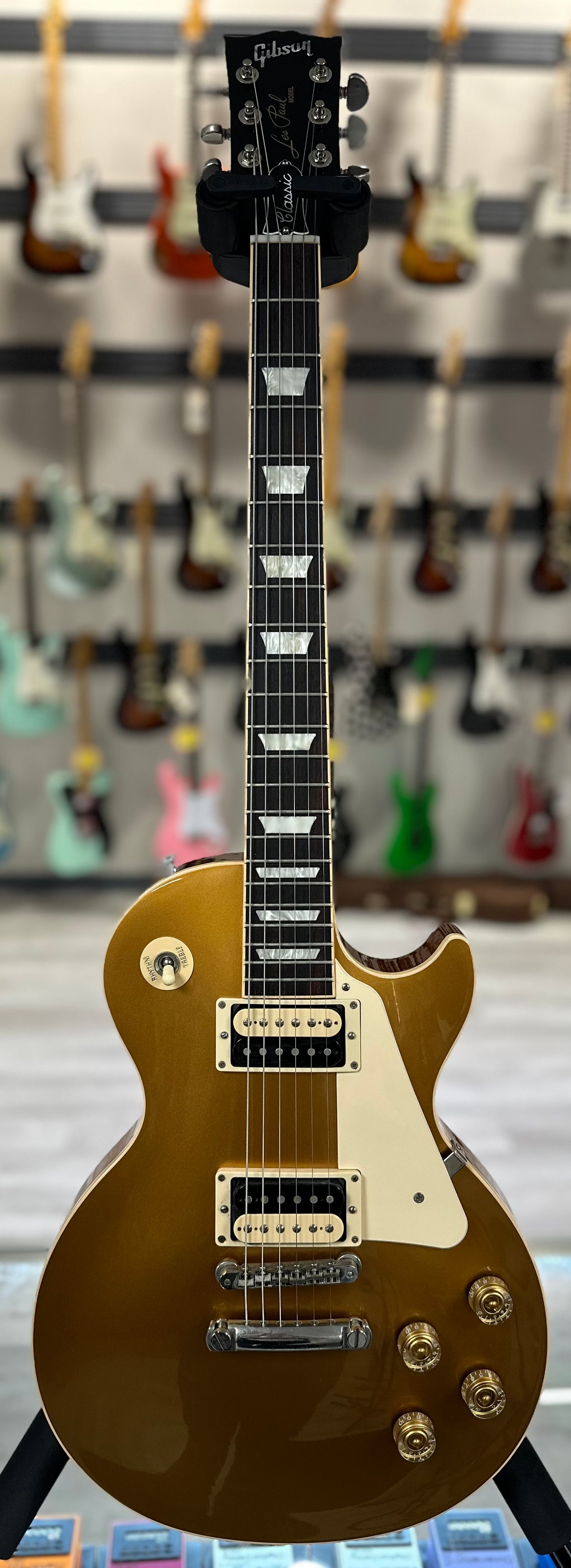 Used 2017 Gibson Les Paul Classic Gold Top w/bag TSS4086