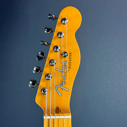 Front of headstock of Used Fender American Vintage II 1951 Telecaster.