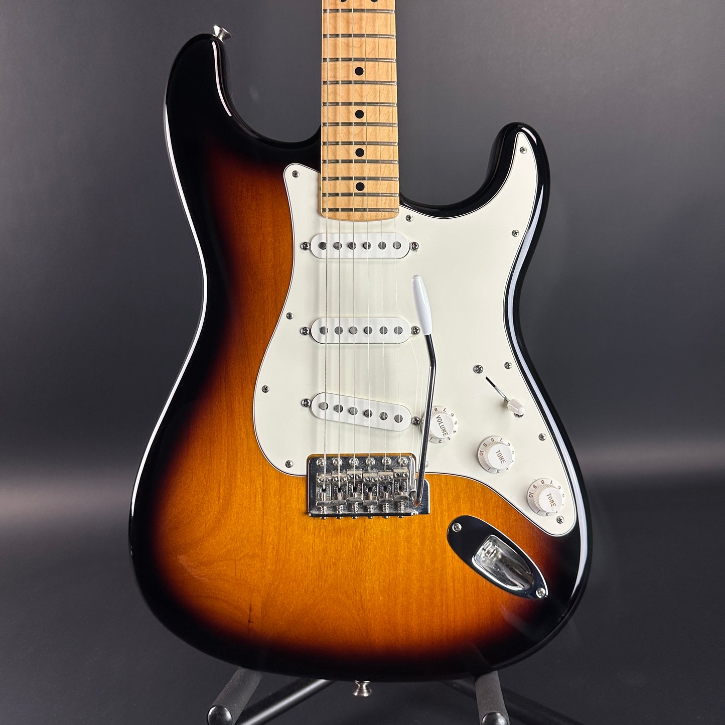 Front of Used Fender American Special Strat Burst.