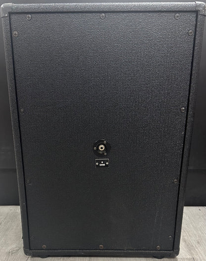 Back of Used Dr Z Z-Best 2x12 8 Ohm Speaker Cab w/ UK G12H 70th Anniversary & UK Vintage 30 TSS4145