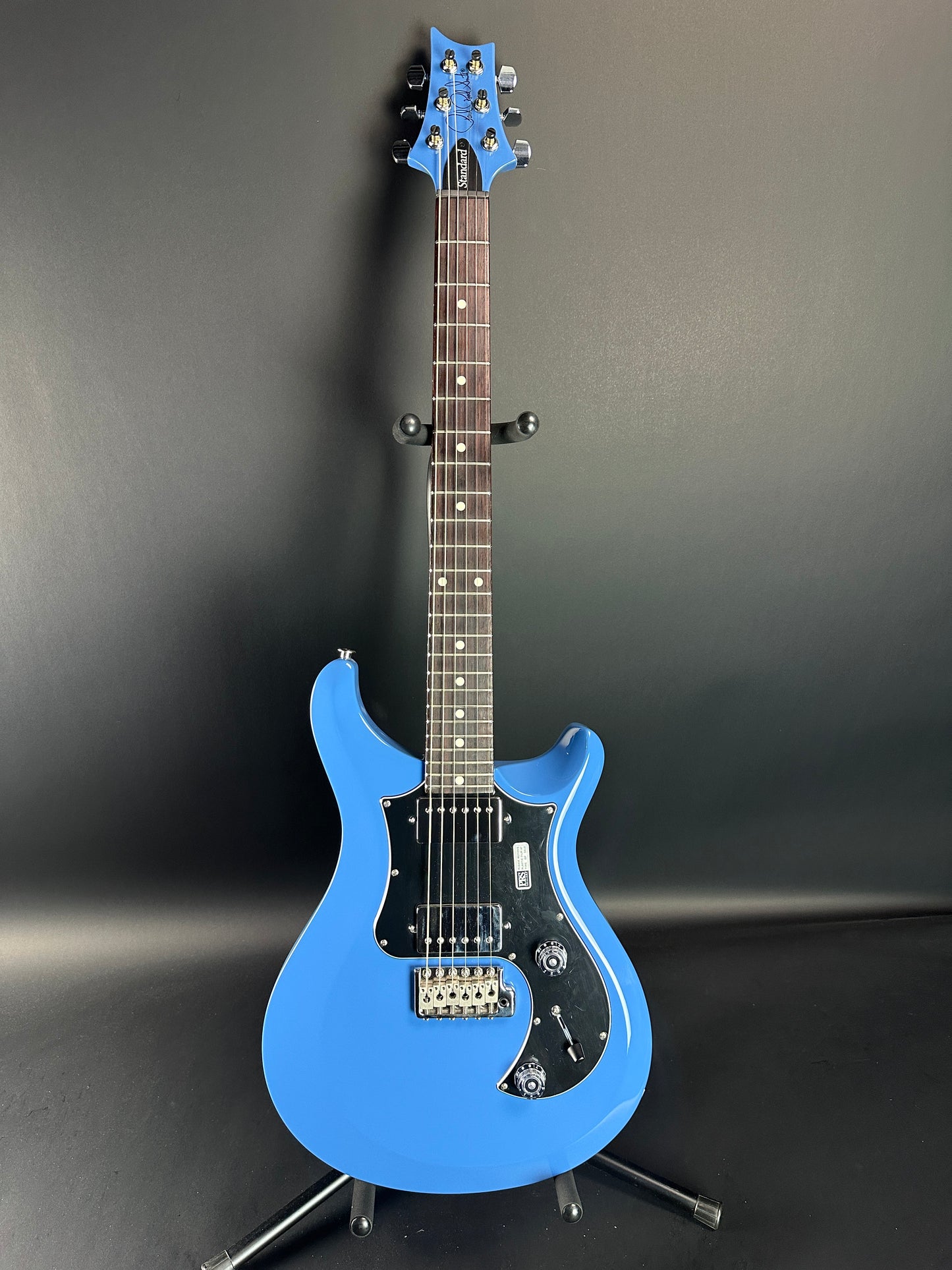 Full front of Used PRS S2 Standard 24 Mahi Blue.