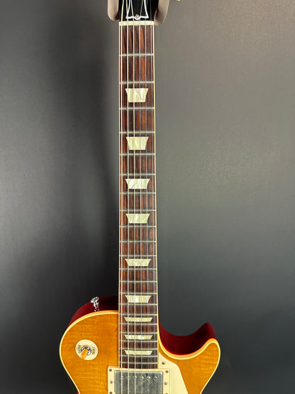 Fretboard of Used 2014 Gibson 1958 Les Paul Reissue VOS Lemonburst.