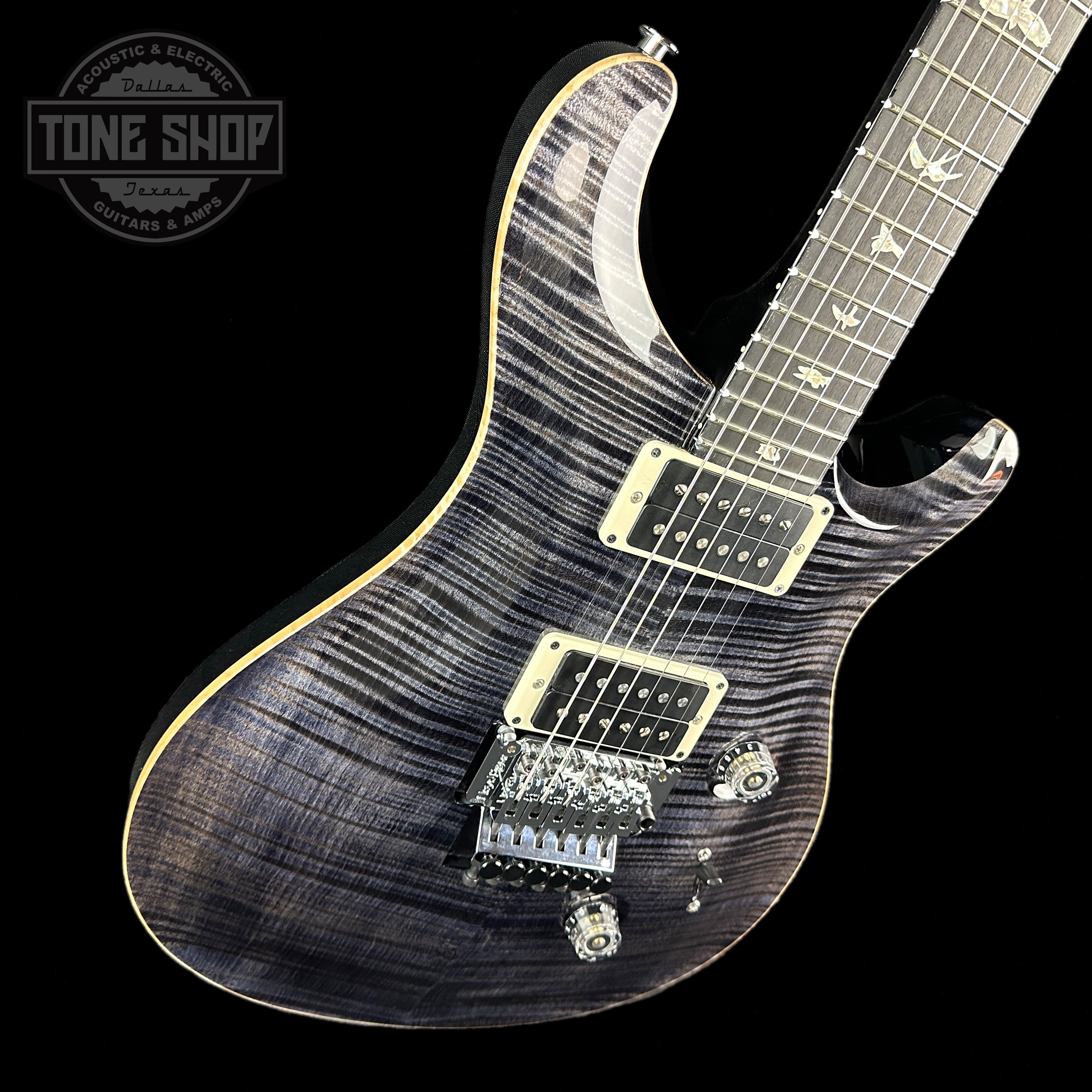 PRS Custom 24 Floyd 10 Top Grey Black w/case