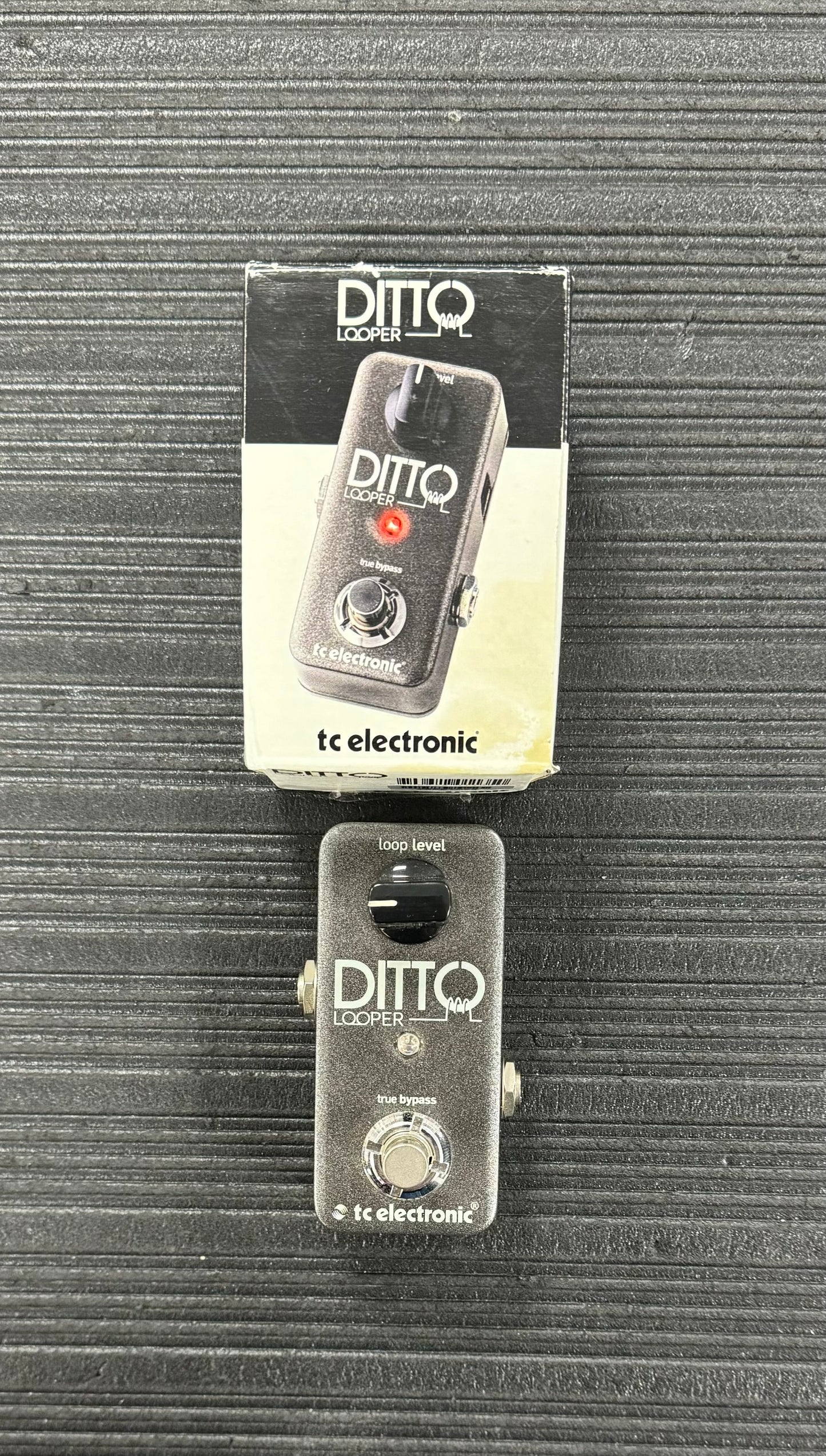 Top of with box of Used TC Electronic Ditto Looper