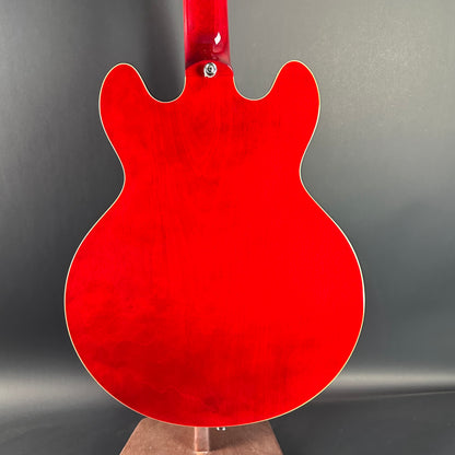 Back of Used Epiphone ES-339 Pro P90 Red.