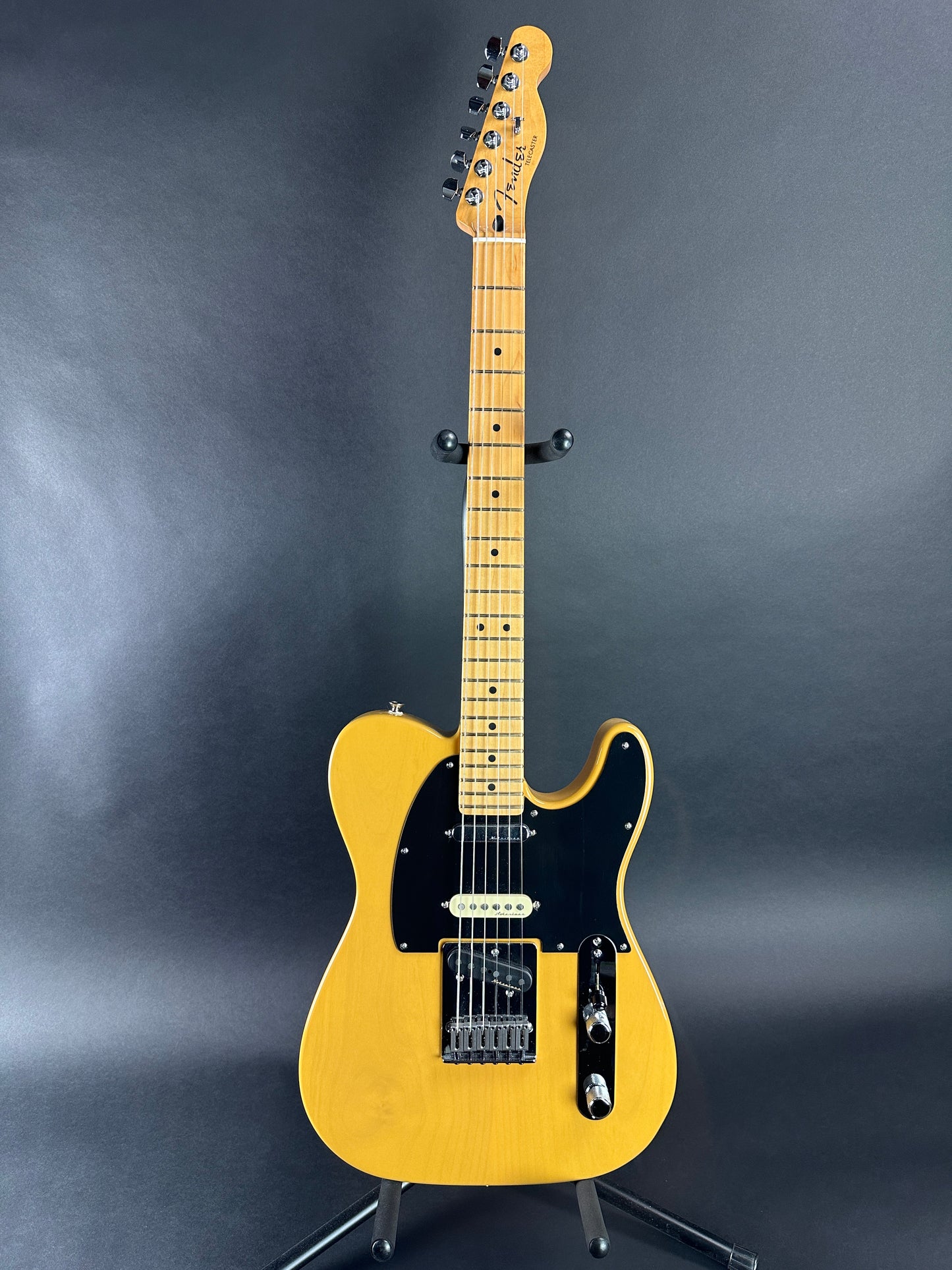 Full front shot of Used Fender Nashville Telecaster Butterscotch.