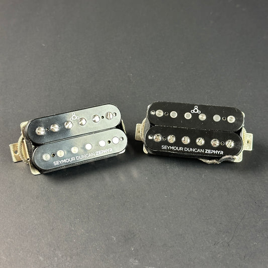 Front of Used Seymour Duncan Zephyr Silver Humbucker Set.