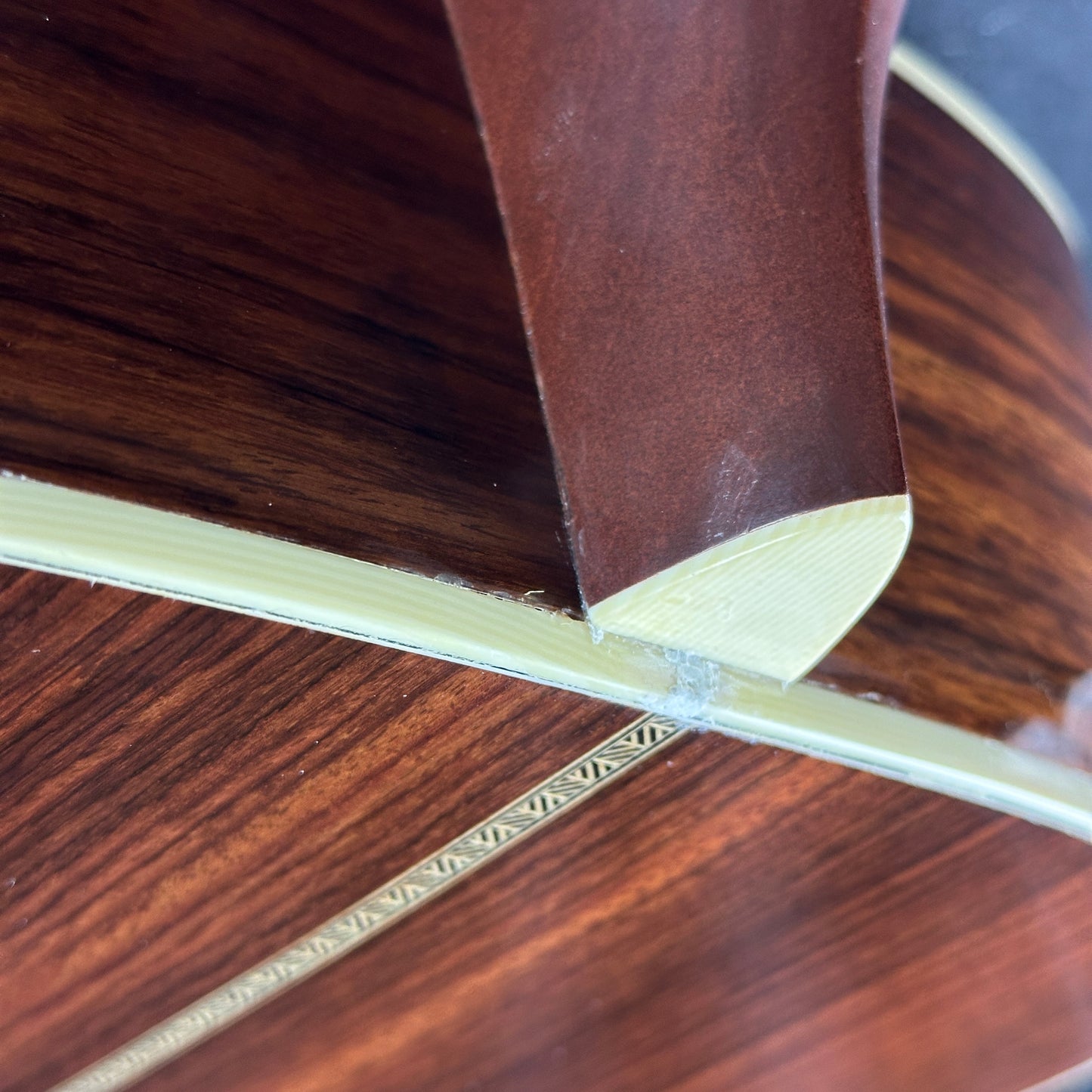 Binding repair at neck joint of Used Martin HD-28V.