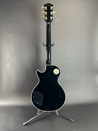 Full back of Used Gibson Les Paul Custom Ebony.