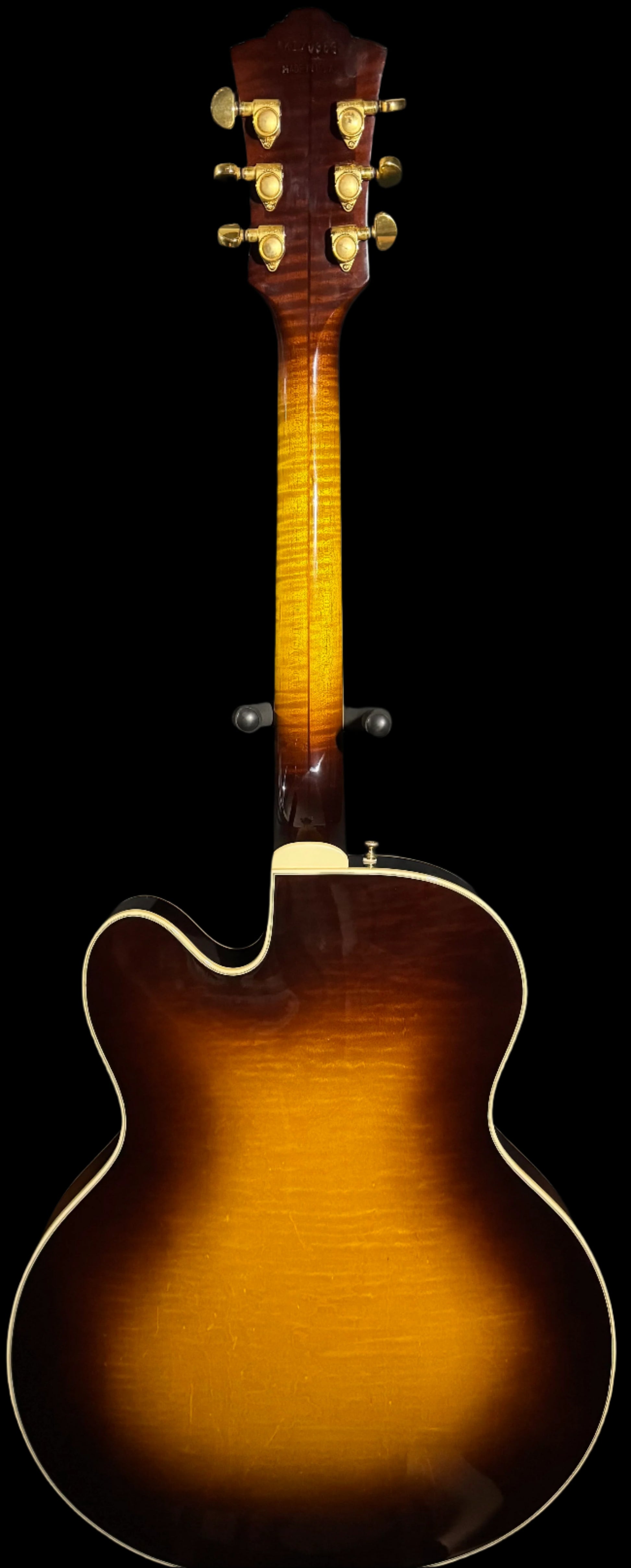 Full back of Used 1996 Guild X-170 Manhattan Sunburst w/case TSS4955