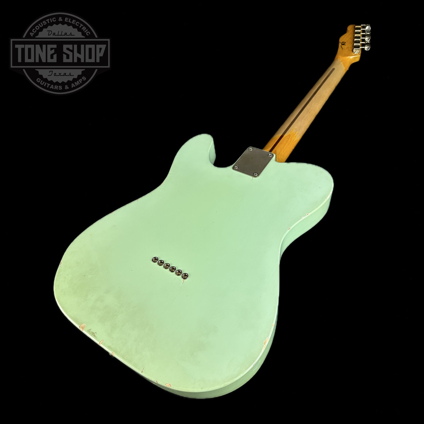 Back angle of Used Nash T-57 Surf Green.