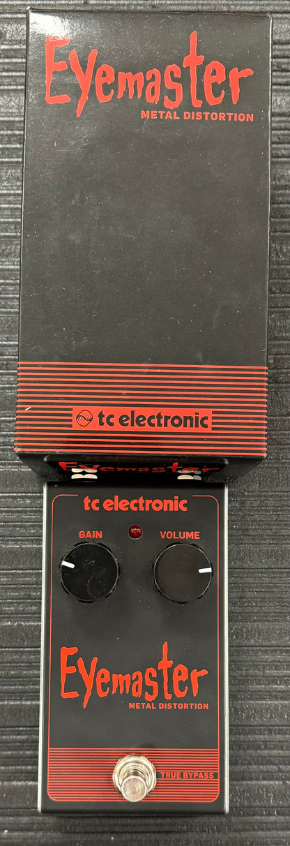 Top of with box Used TC Electronic Eyemaster Metal Distortion w/box