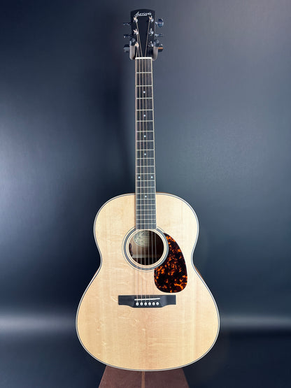 Full front of Used Larrivee L-03e Natural.