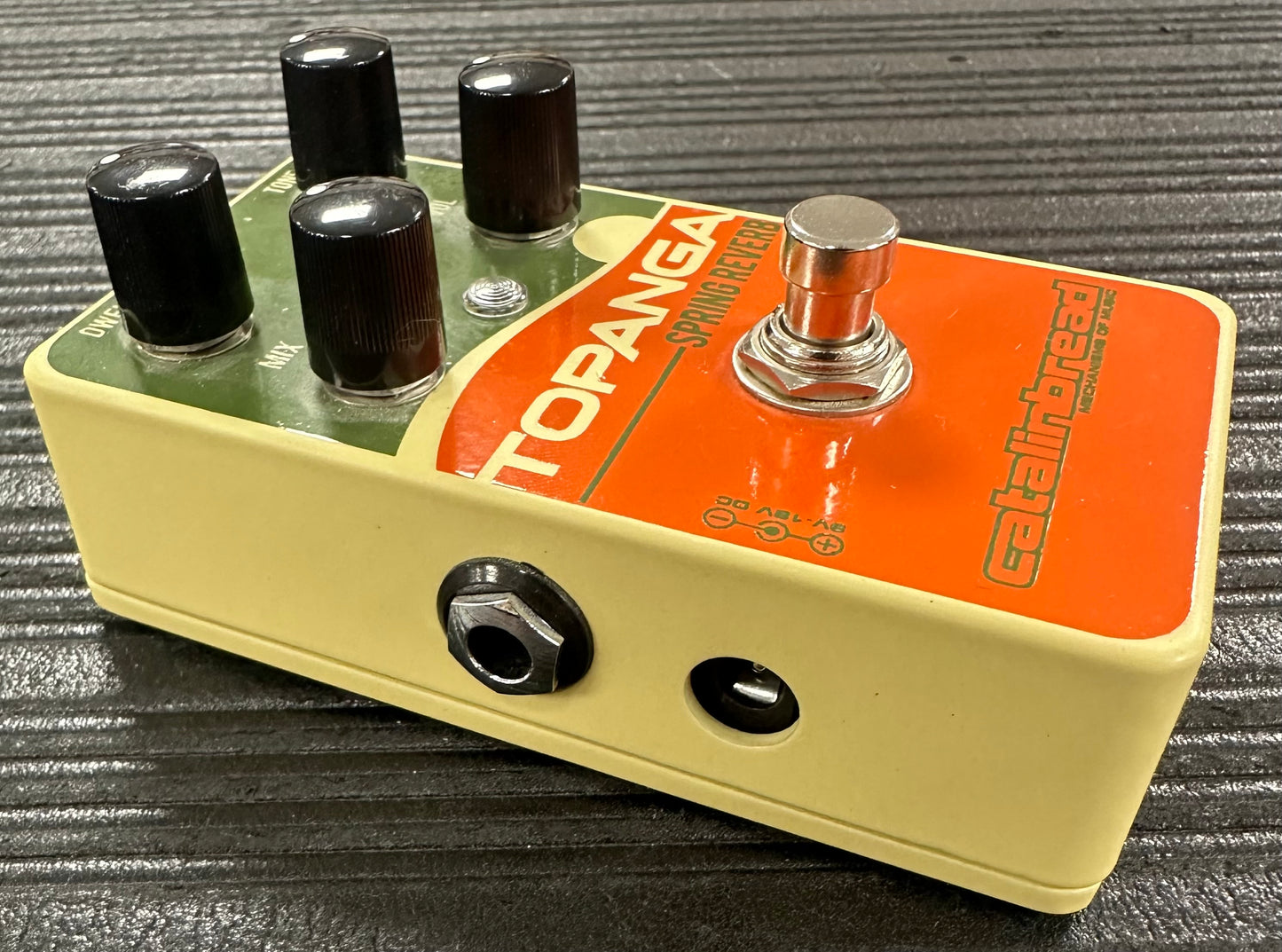 Side of Used Catalinbread Topanga Spring Reverb Pedal TSS4449