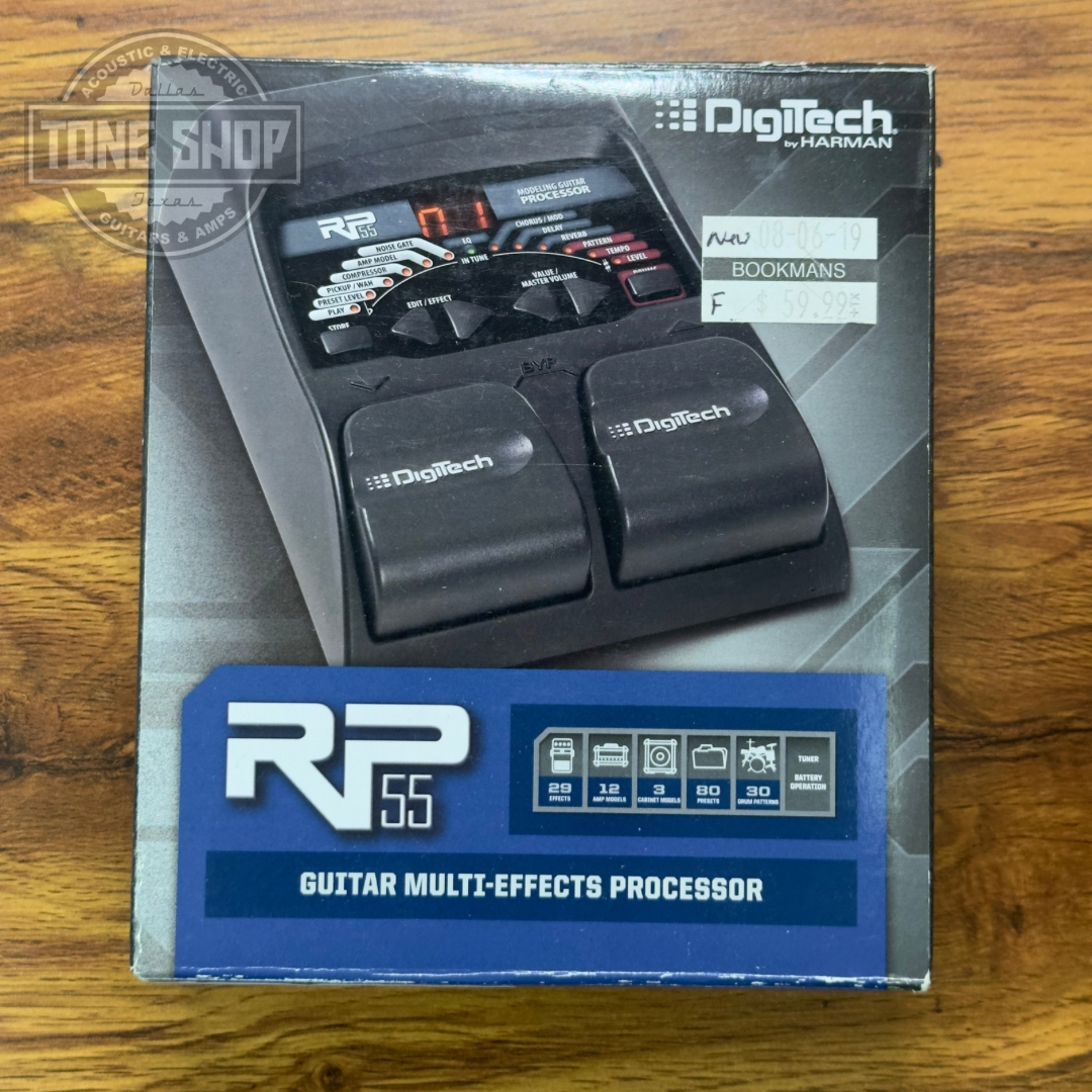 Box for Used Digitech RP-55 w/box.