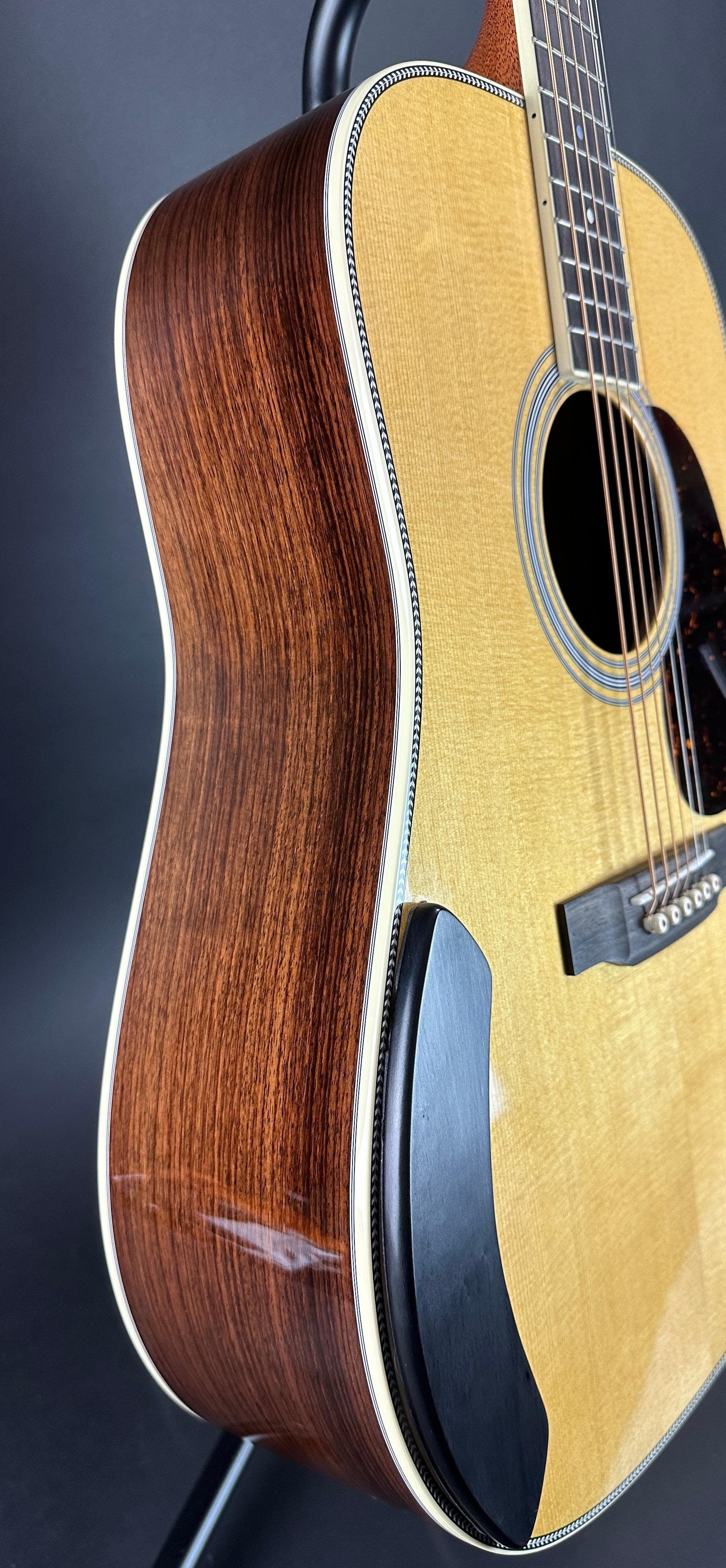 Side of Used Martin HD-35 Natural.