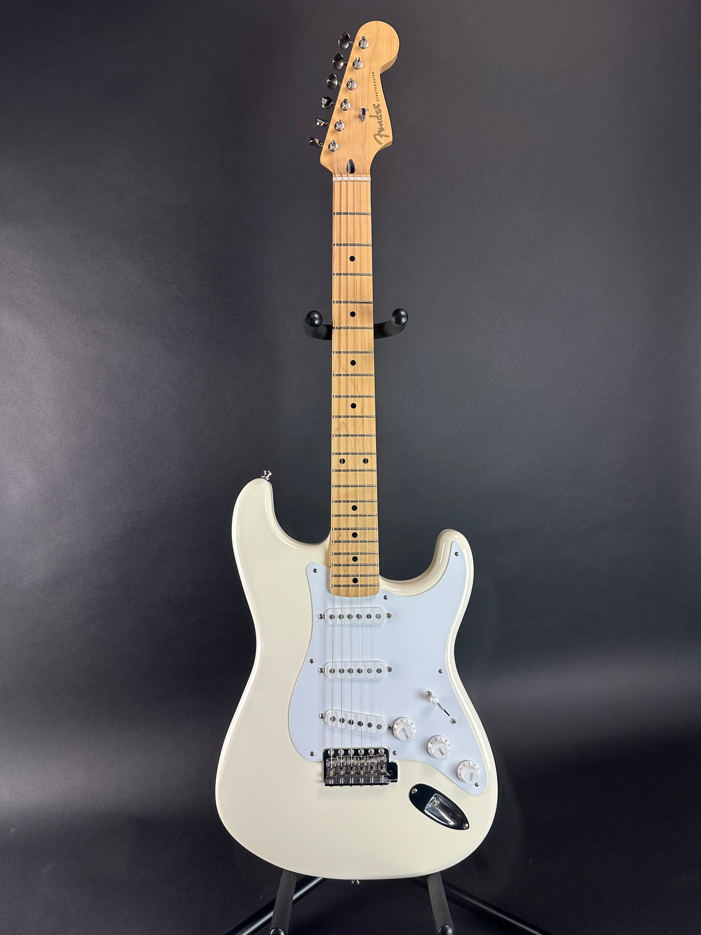 Full front of Used Fender Jimmie Vaughan Tex-Mex Strat.