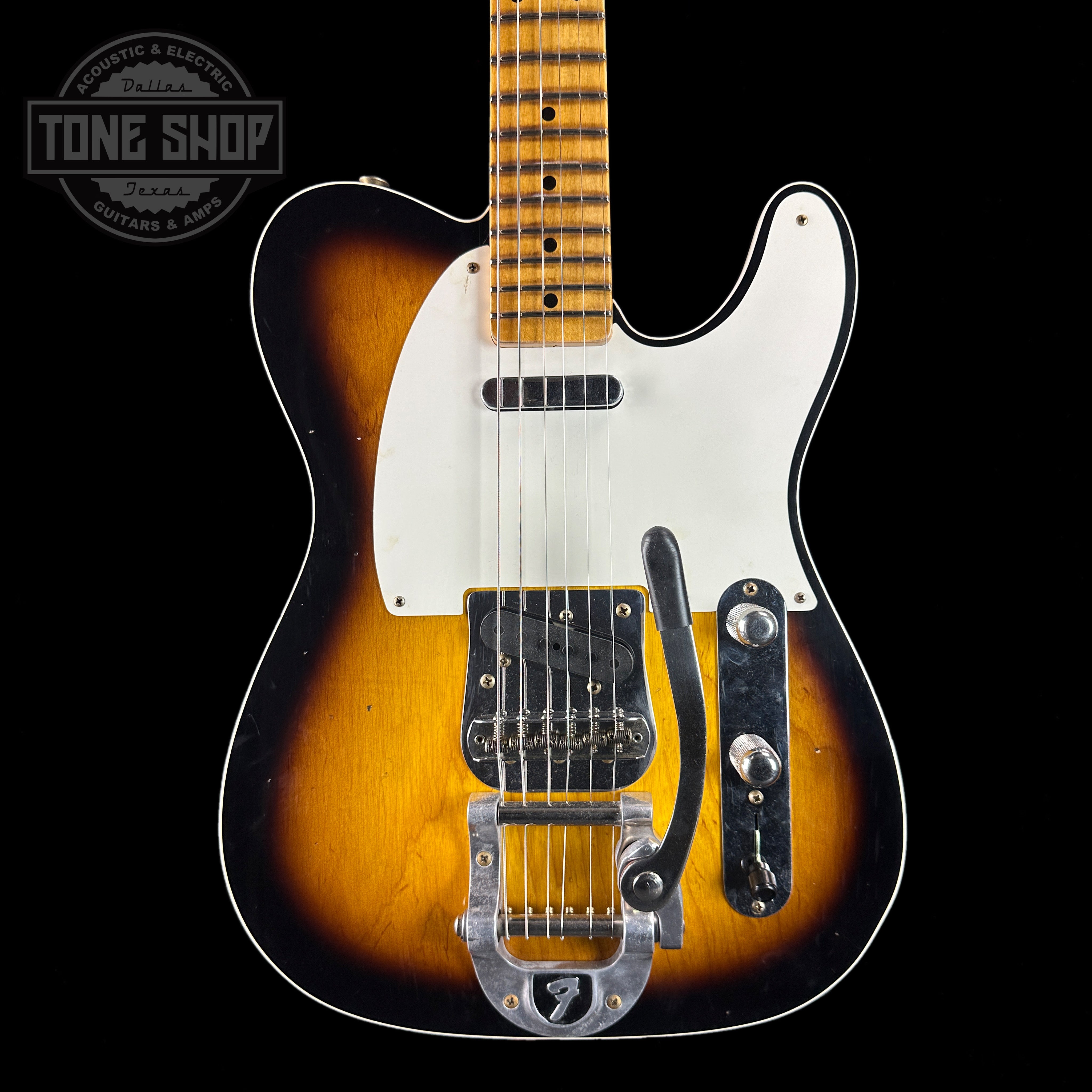 Fender Custom Shop Limited Edition Twisted Telecaster Custom Journeyman  Relic w/ Bigsby 1-Piece Rift Sawn Maple Neck 2-Color Sunburst w/case