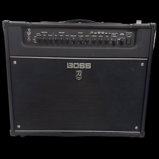 Front of Used Boss Katana Artist MKII 100 Watt 1X12 Combo Amp w/Footswitch TSS4891