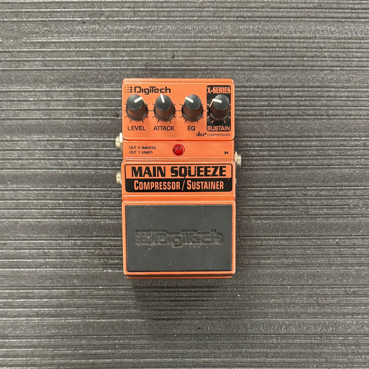 Top of Used DigiTech X-Series Main Squeeze Compressor w/box 