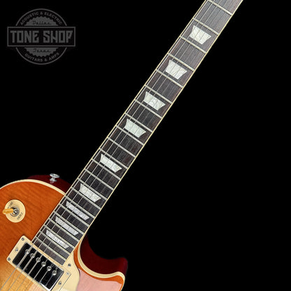 Fretboard of Used 2022 Gibson Les Paul 60s Standard Unburst.