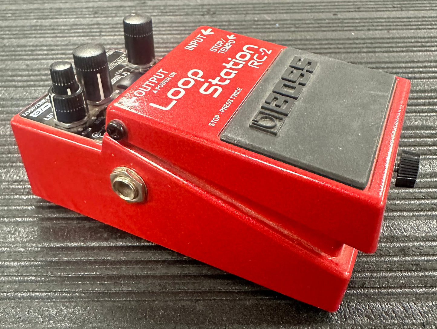 Side of Used Boss RC-2 Looper w/box TSS4542