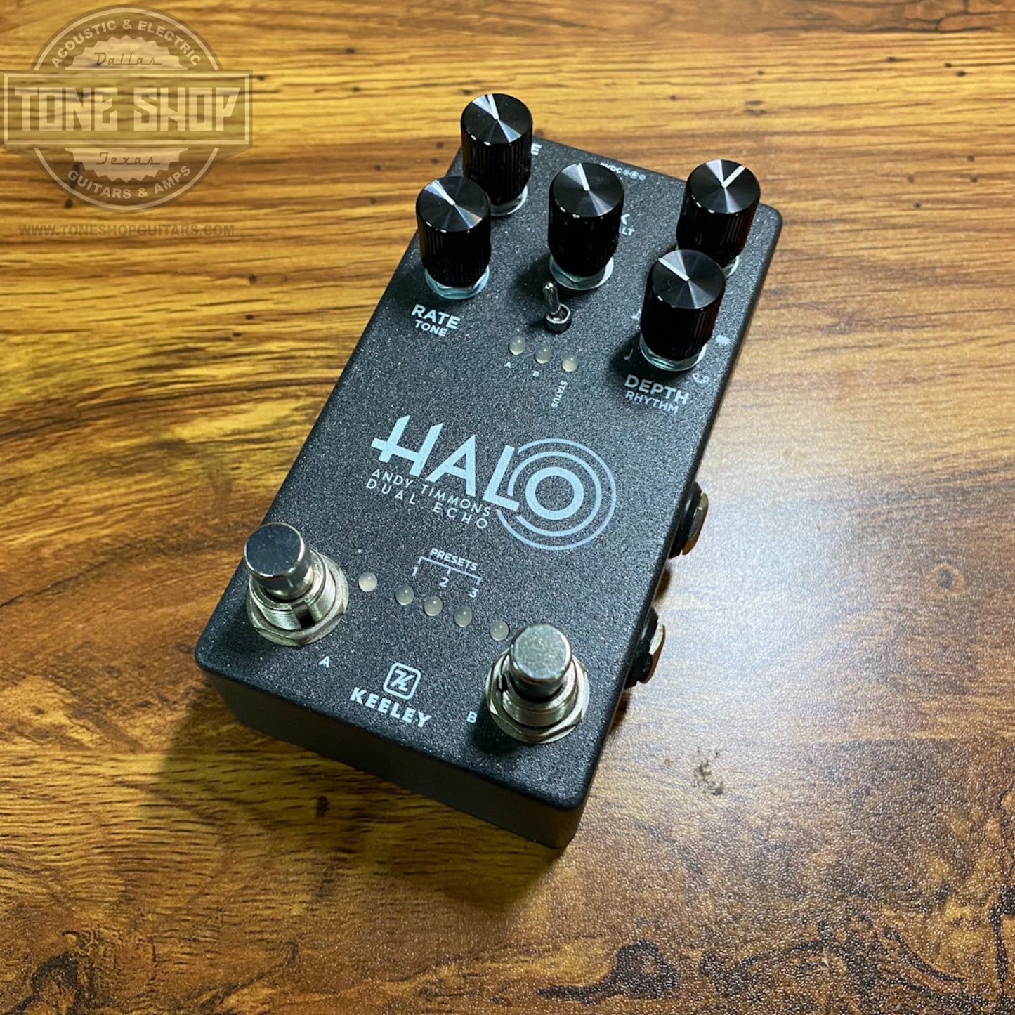 Top of Used Keeley Halo Andy Timmons Dual Echo.