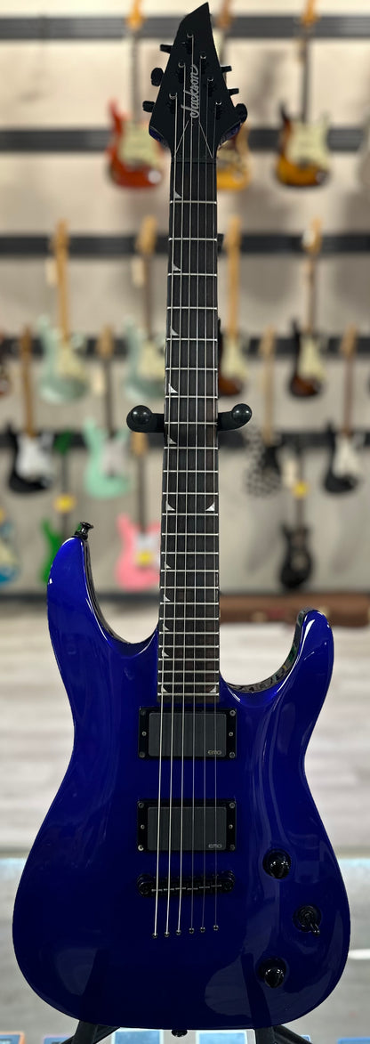 Full front of Used Jackson X Series SLATTXMG3-6 Blue TSS4175