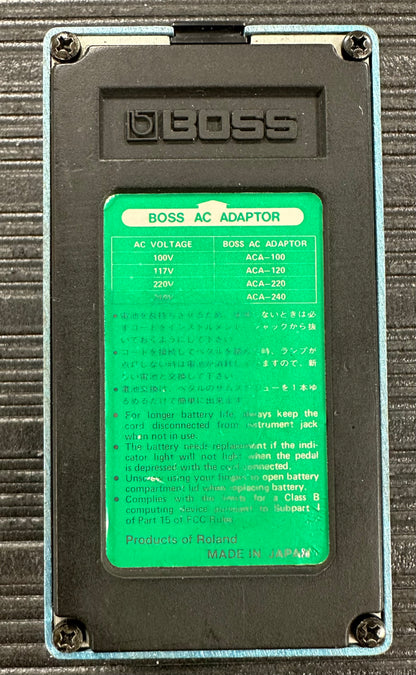 Used Boss CE-3 Chorus Green Label w/Power Supply TSS4128