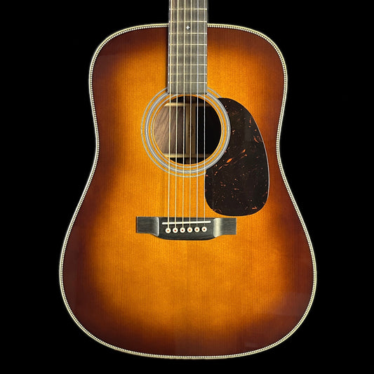 Front of body of Martin Custom Shop Dread Adirondack/WEIR 1933 Ambertone.