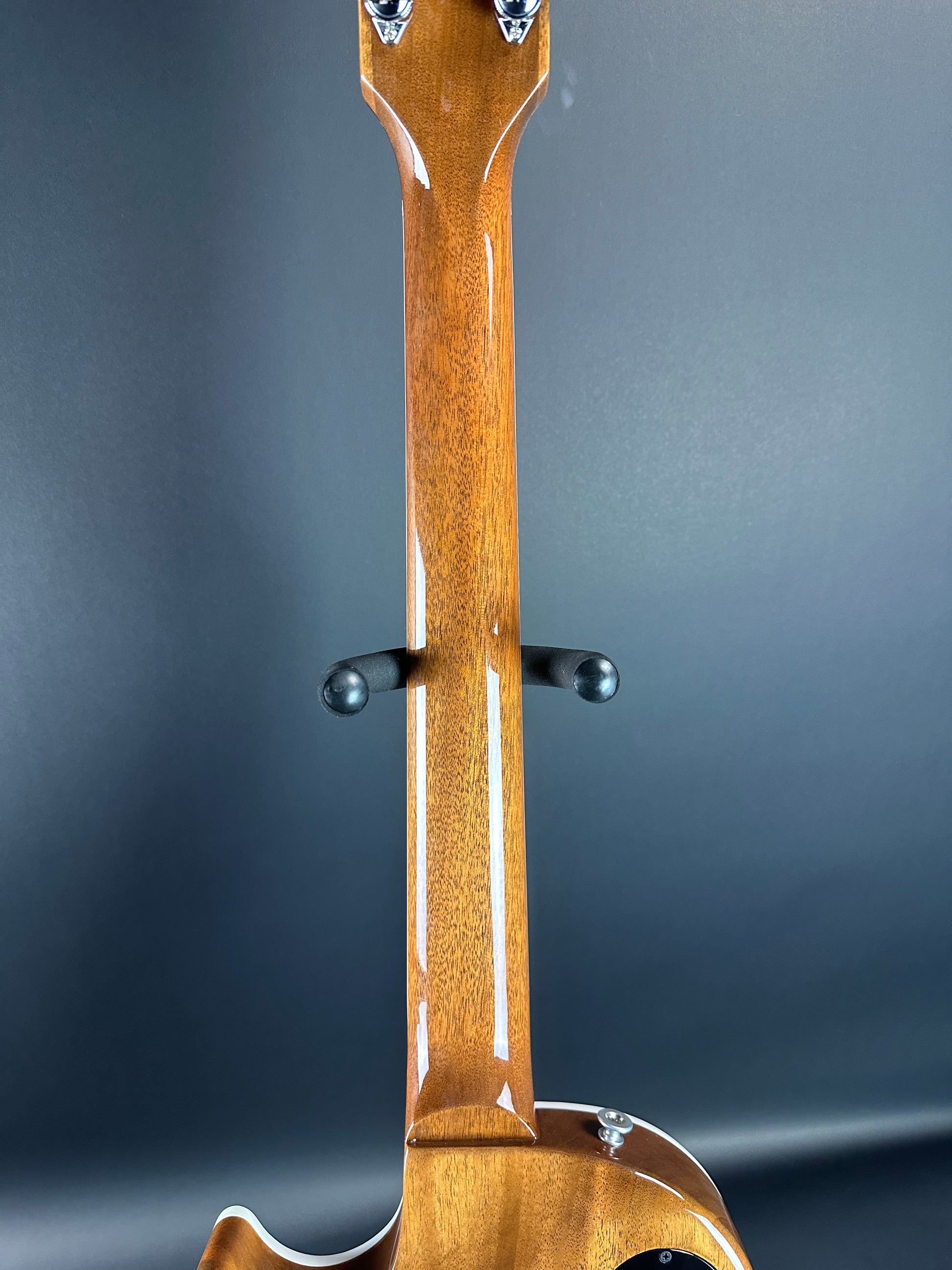 Back of neck of Used Gibson Les Paul Modern Graphite.