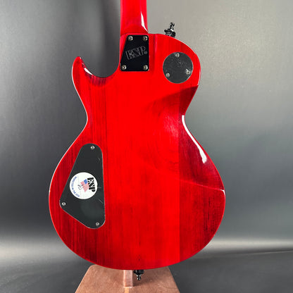 Back of Used LTD EC-100QM Fire Red.