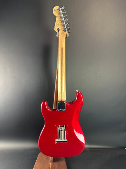 Full back of Used 2006 Fender Sam Ash 48th Street Red Strat.