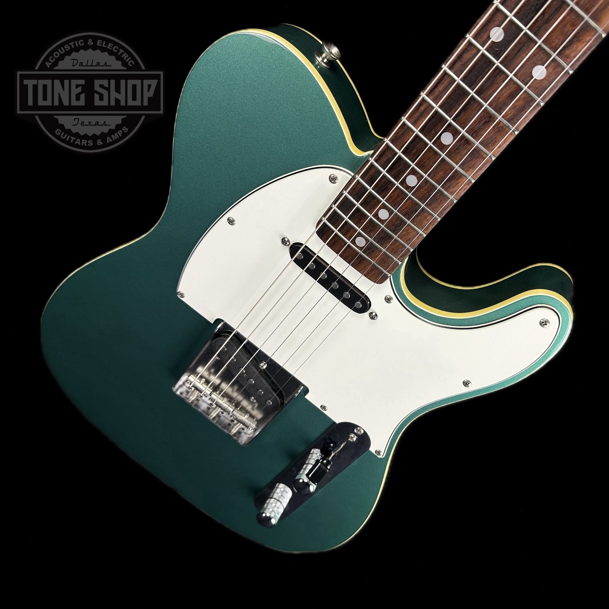 Front angle of Used Fernandes "T" Green.