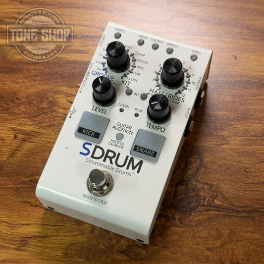 Top of Used Digitech SDrum w/box.