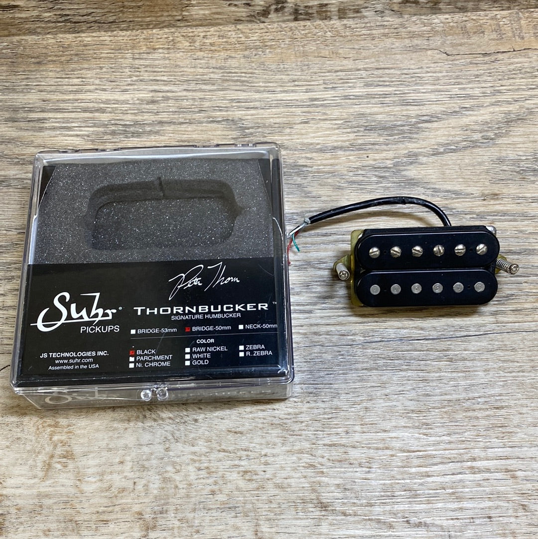 Front of Used Suhr Peter Thorn Thornbucker Bridge Pickup w/box TSU15685.