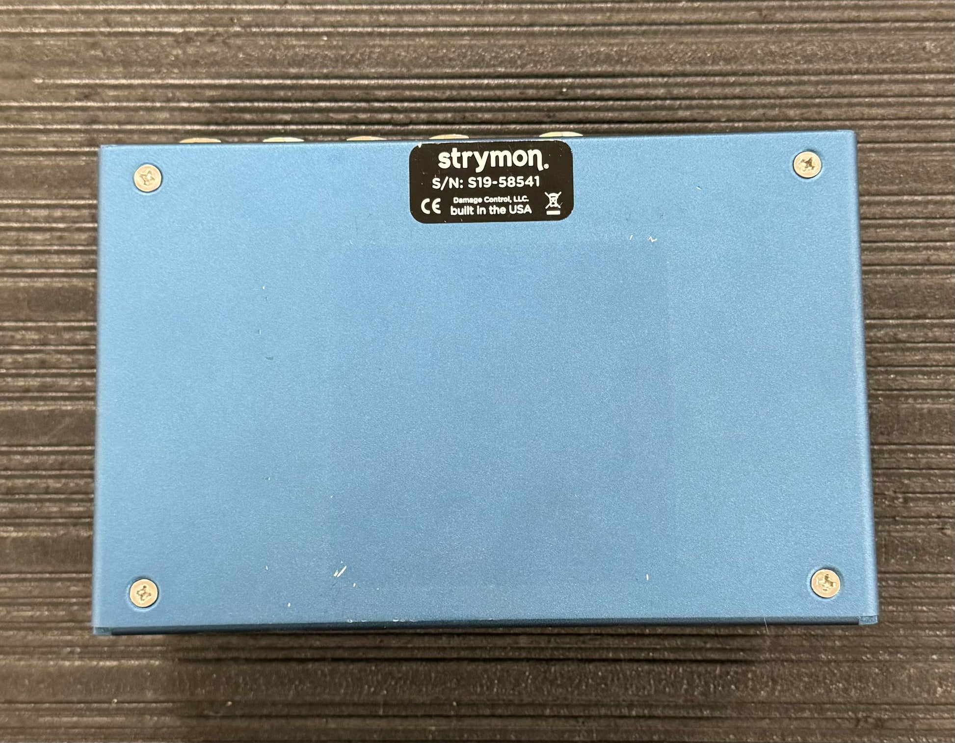 Bottom of Used Strymon Nightsky Time Warped Reverberator