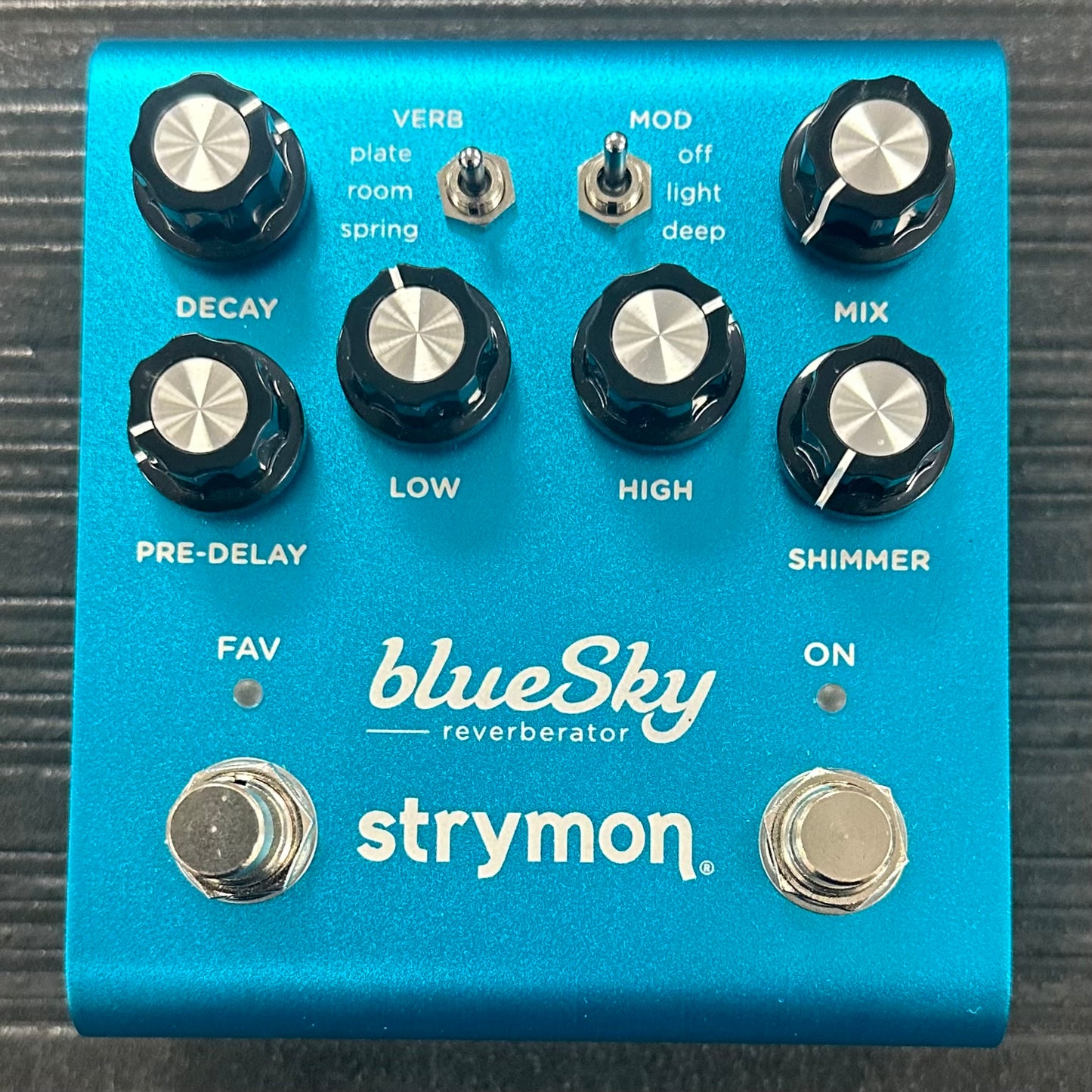 Front of Used Strymon Blue Sky Reverb w/box 