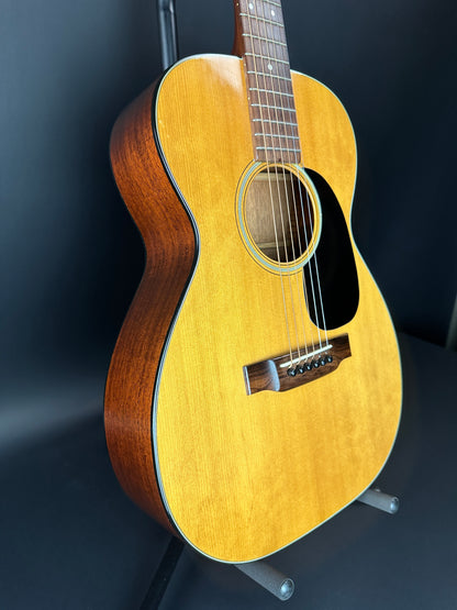 Front angle of Vintage 1971 Martin 0-18.